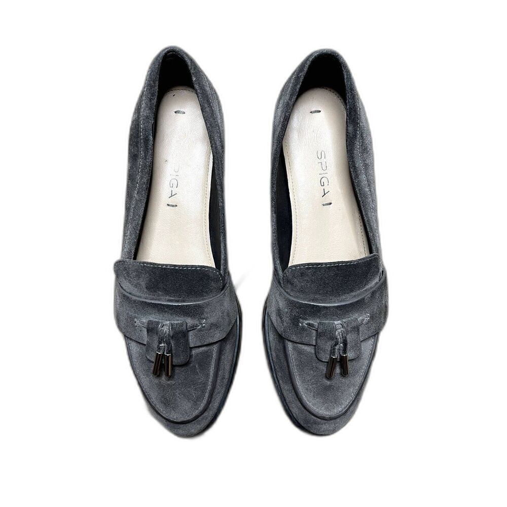 Via Spiga Amica Slip on gray Loafers Size: 5.5M